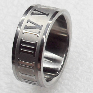 Stainless Steel Rings, 8mm, Sold by PC