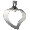 Stainless Steel Pendant, 25x31mm, Sold by bag