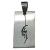 Stainless Steel Pendant, 14x32mm, Sold by bag