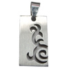 Stainless Steel Pendant, 14x32mm, Sold by bag