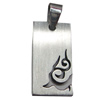 Stainless Steel Pendant, 14x32mm, Sold by bag