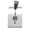 Stainless Steel Pendant, 15x32mm, Sold by bag