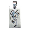 Stainless Steel Pendant, 15x32mm, Sold by bag