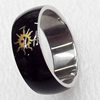 Stainless Steel Rings, 8mm, Sold by PC