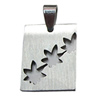 Stainless Steel Pendant, 15x32mm, Sold by bag