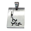 Stainless Steel Pendant, 19x30mm, Sold by bag