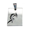 Stainless Steel Pendant, 19x30mm, Sold by bag