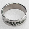 Stainless Steel Rings, 8mm, Sold by PC