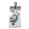 Stainless Steel Pendant, 17x38mm, Sold by bag