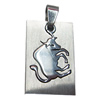 Stainless Steel Pendant, Twelve Zodiac, Taurus, 18x33mm, Sold by bag