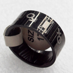 Stainless Steel Rings, 8mm, Sold by PC