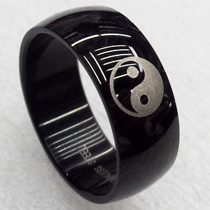 Stainless Steel Rings, 8mm, Sold by PC