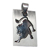 Stainless Steel Pendant, Twelve Zodiac, Leo, 18x33mm, Sold by bag