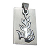 Stainless Steel Pendant, 18x33mm, Sold by bag