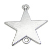 Connectors, Zinc Alloy Jewelry Findings, Star 25x28mm, Sold by Bag
