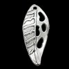 Pendant, Zinc Alloy Jewelry Findings, Leaf 11x27mm, Sold by Bag