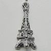 Pendant Zinc Alloy Jewelry Findings Lead-free, 23x11mm Hole:1.5mm, Sold by Bag