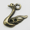 Pendant, Zinc Alloy Jewelry Findings, Goose 18x17mm, Sold by Bag