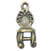Pendant, Zinc Alloy Jewelry Findings, 8x22mm, Sold by Bag
