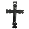 Pendant Zinc Alloy Jewelry Findings Lead-free, Cross 48x32mm Hole:3mm, Sold by Bag