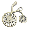 Pendant, Zinc Alloy Jewelry Findings, Bike 24x23mm, Sold by Bag