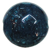 Imitate Gemstone Acrylic Beads, Flat Round 17mm Hole:2.5mm, Sold by Bag