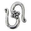 Clasps Zinc Alloy Jewelry Findings, 10x14mm, Sold by Bag