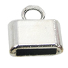 Zinc Alloy Cord End Caps, 12x13mm, Sold by Bag