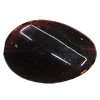 Imitate Gemstone Acrylic Beads, Twist Faceted Flat Oval 35x25mm Hole:2mm, Sold by Bag