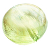 Painted Acrylic Beads,Transparent Painted Gold, Flat round, 22x12mm, Hole:Approx 2mm, Sold by Bag