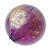 Painted Acrylic Beads,Transparent Painted Gold,Round,12mm, Hole:Approx 2mm, Sold by Bag