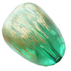 Painted Acrylic Beads,Transparent Painted Gold, Teardrop, 31x21mm, Hole:Approx 3mm, Sold by Bag