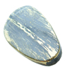 Painted Acrylic Beads,Transparent Painted Gold, 37x52mm, Hole:Approx 1mm, Sold by Bag