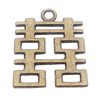 Pendant, Zinc Alloy Jewelry Findings, 24x31mm, Sold by Bag