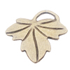 Pendant, Zinc Alloy Jewelry Findings, leaf 29x28mm, Sold by Bag