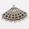 Connectors, Zinc Alloy Jewelry Findings, Sectory 39x31mm, Sold by Bag