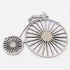 Connectors, Zinc Alloy Jewelry Findings, Bike 75x60mm, Sold by Bag
