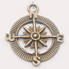 Pendant, Zinc Alloy Jewelry Findings, 25x29mm, Sold by Bag