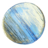 Painted Acrylic Beads,Transparent Painted Gold, Flat round, 25x5mm, Hole:Approx 2mm, Sold by Bag