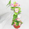 Artificial Flower With Flowerpot, Height:about 12.2 inch, Sold by Dozen