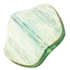 Painted Acrylic Beads,Transparent Painted Gold, Flat round, 36mm, Hole:Approx 2mm, Sold by Bag