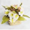 Artificial Flower With Flowerpot, Height:about 4.7 inch, Sold by Dozen