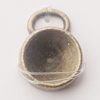 Pendant, Zinc Alloy Jewelry Findings, 10x13mm, Sold by Bag