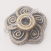 Beads Caps, Zinc Alloy Jewelry Findings, 9mm Hole:1.5mm, Sold by Bag