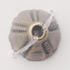 Beads Caps, Zinc Alloy Jewelry Findings, 9mm Hole:1.5mm, Sold by Bag