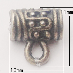 Connectors, Zinc Alloy Jewelry Findings, 10x11mm, Sold by KG
