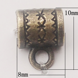 Connectors, Zinc Alloy Jewelry Findings, 8x10mm, Sold by KG