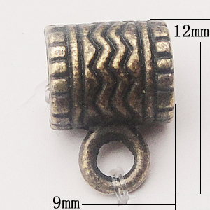 Connectors, Zinc Alloy Jewelry Findings, 9x12mm, Sold by KG