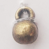 Pendant, Zinc Alloy Jewelry Findings, 4x6mm, Sold by Bag
