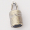 Zinc Alloy Cord End Caps, 7x12mm, Sold by Bag